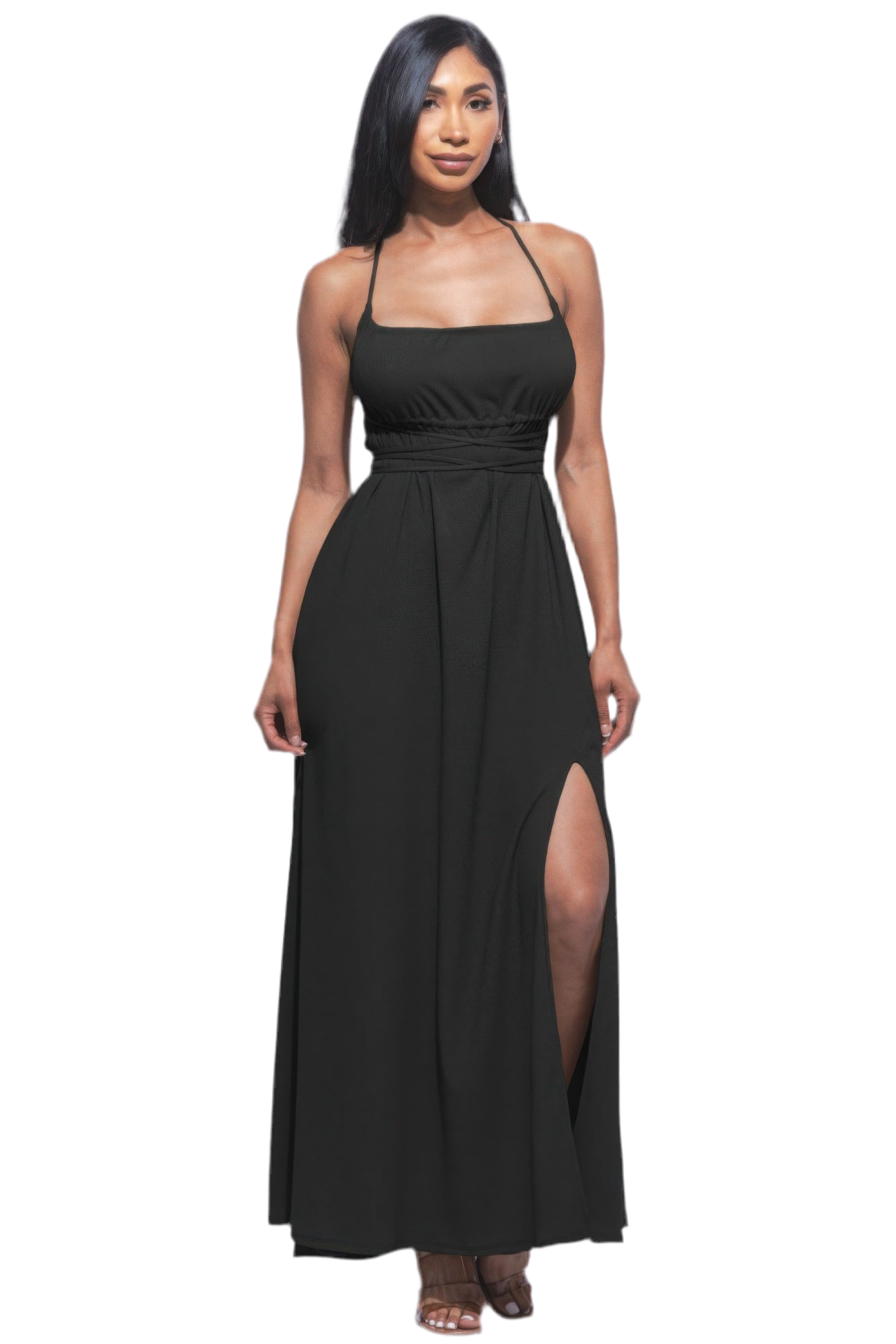 Side Slit Maxi Dress